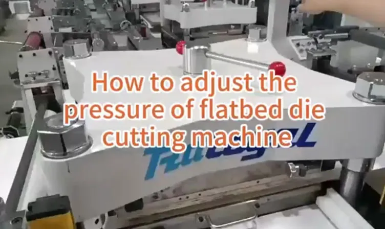 Как да регулирате налягането на плоска машина за рязане на матрици